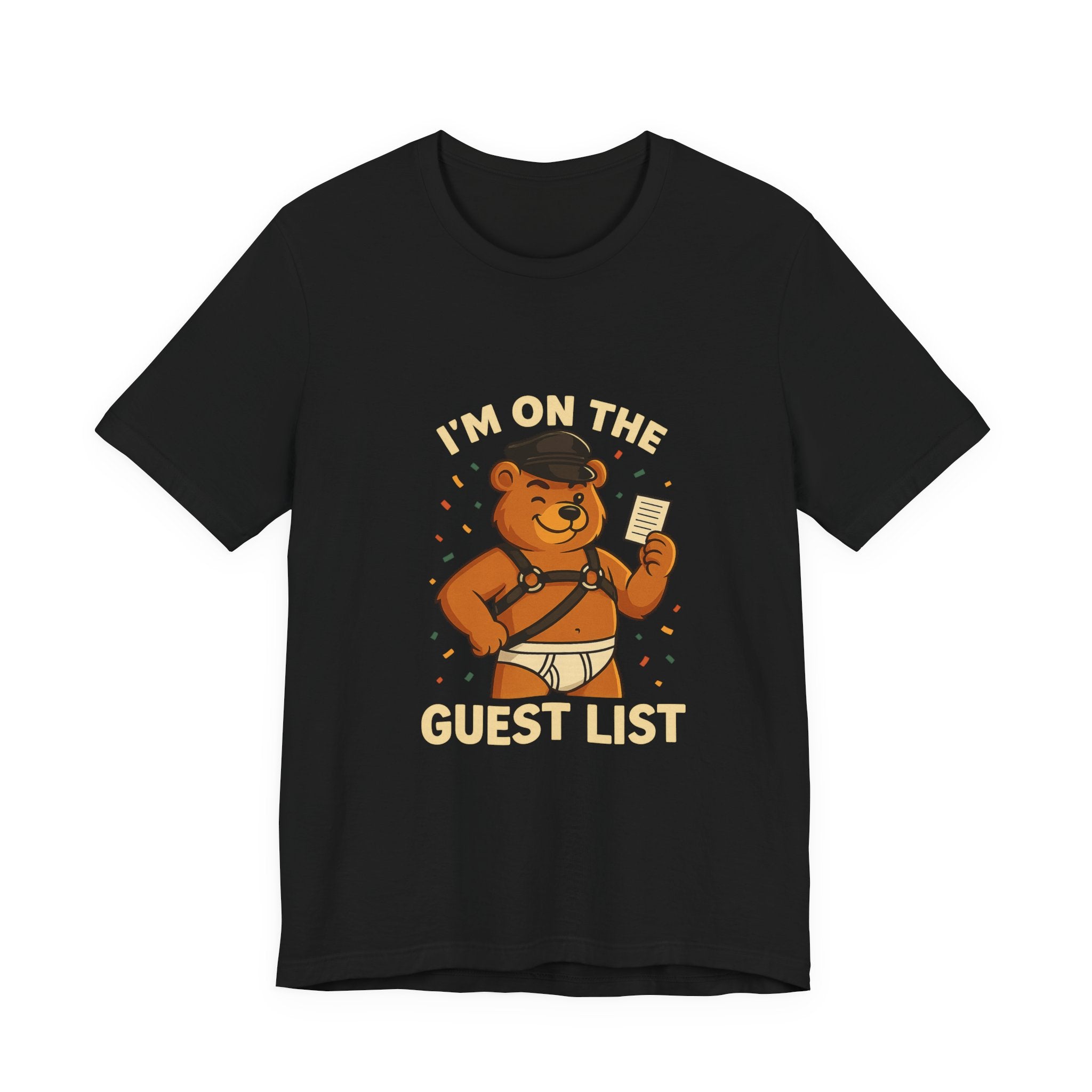“I’m On the Guest List” — Coco Bear VIP Tee